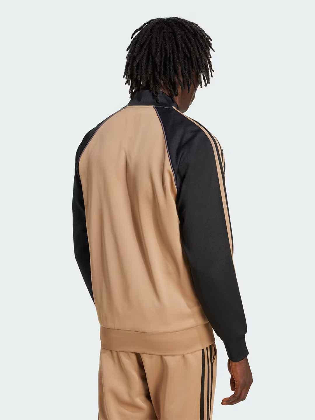 Adidas Adicolor felpa beige con zip JY1292 BEIGE ADIDAS