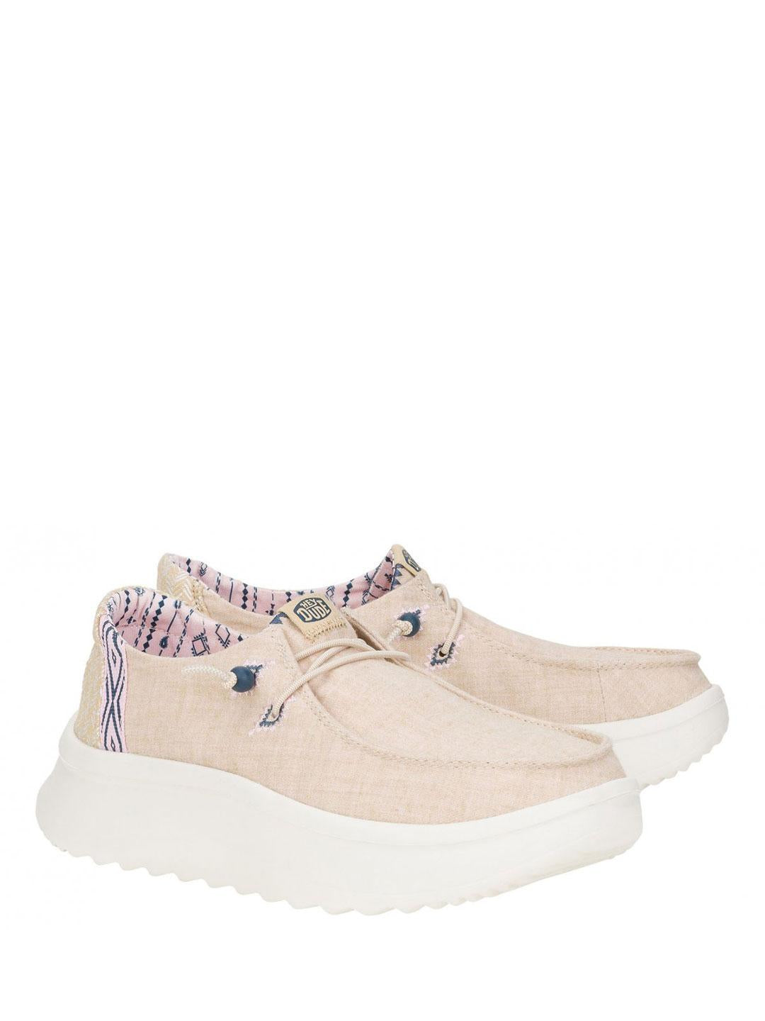 Hey Dude Wendy sneakers beige 41946 BEIGE HEY DUDE