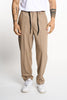 Gavroche pantaloni beige con scudetto