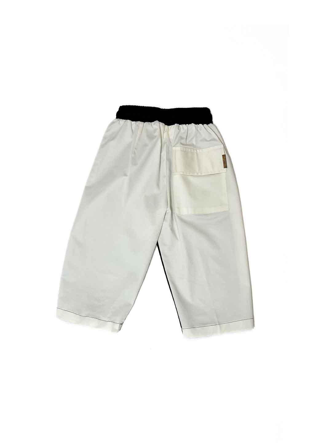 Yes London pantaloni kids verde e bianco JR3077 VERDE YES LONDON