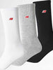 New balance calzini multicolor set da 3 paia