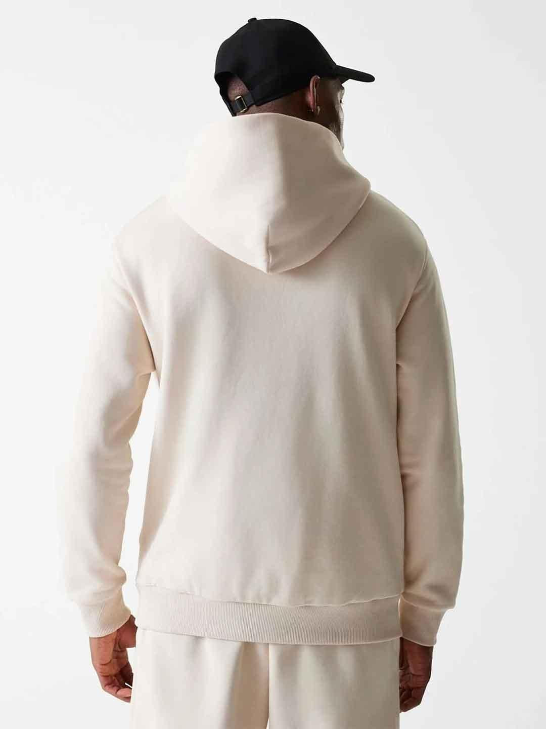 New Era felpa panna over con cappuccio 60684517 PANNA NEW ERA