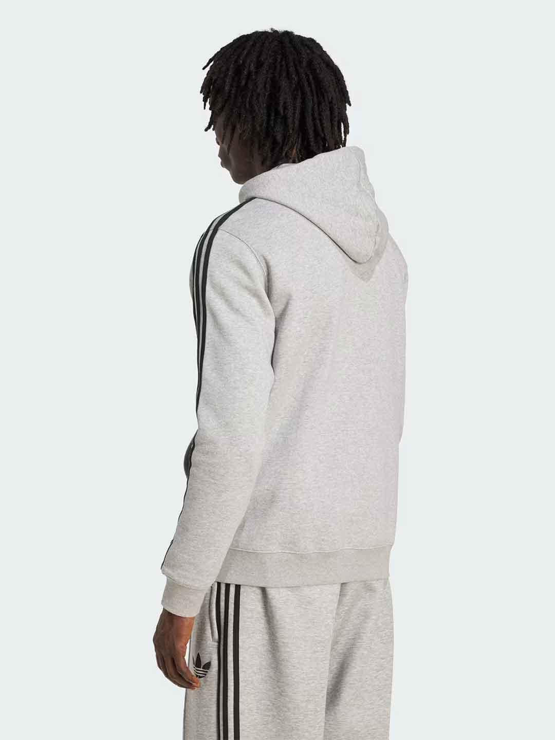 Adidas felpa grigio con cappuccio JY1376 GRIGIO ADIDAS