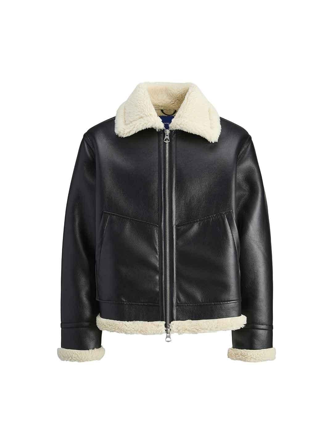 Jack & Jones montone nero 12282948 NERO JACK & JONES