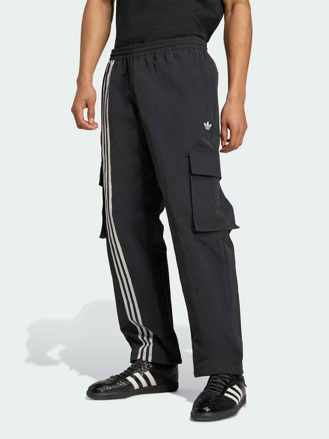 Adidas pantalone nero cargo JV9892 NERO ADIDAS