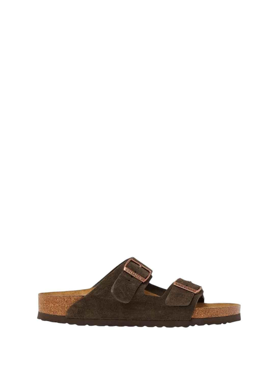 Birkenstock Arizona Bs sandali marrone in nabuk 1027083 MARRONE BIRKENSTOCK