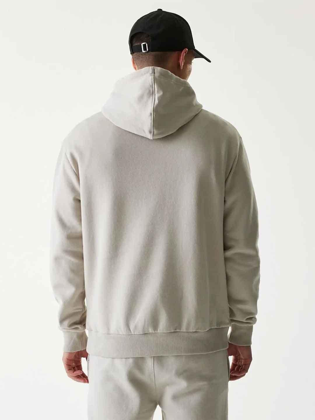 New Era felpa panna con logo nero 60675772 PANNA NEW ERA