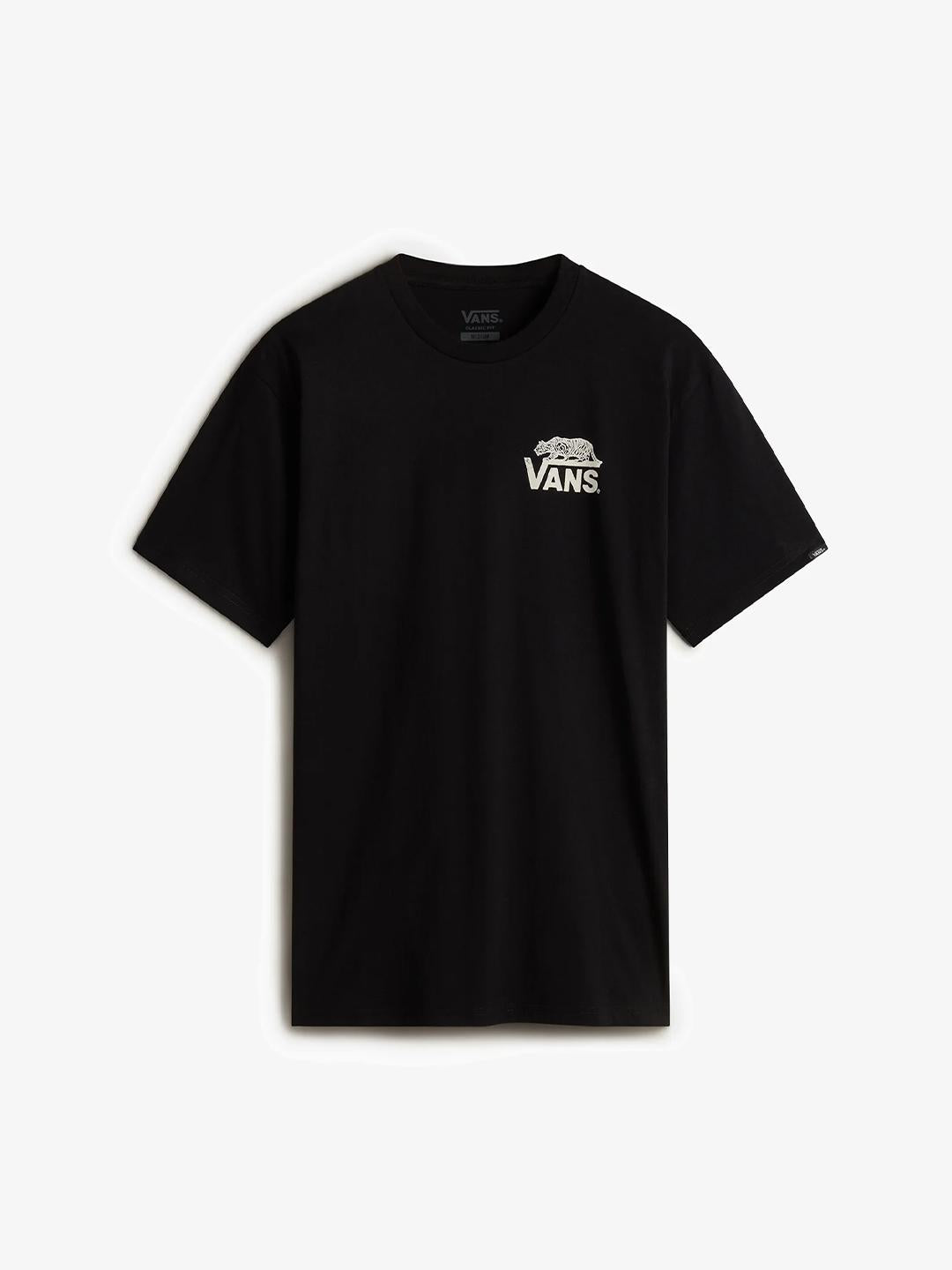 Vans t-shirt nero con stampa tigre VN000M3YBLK1 NERO VANS