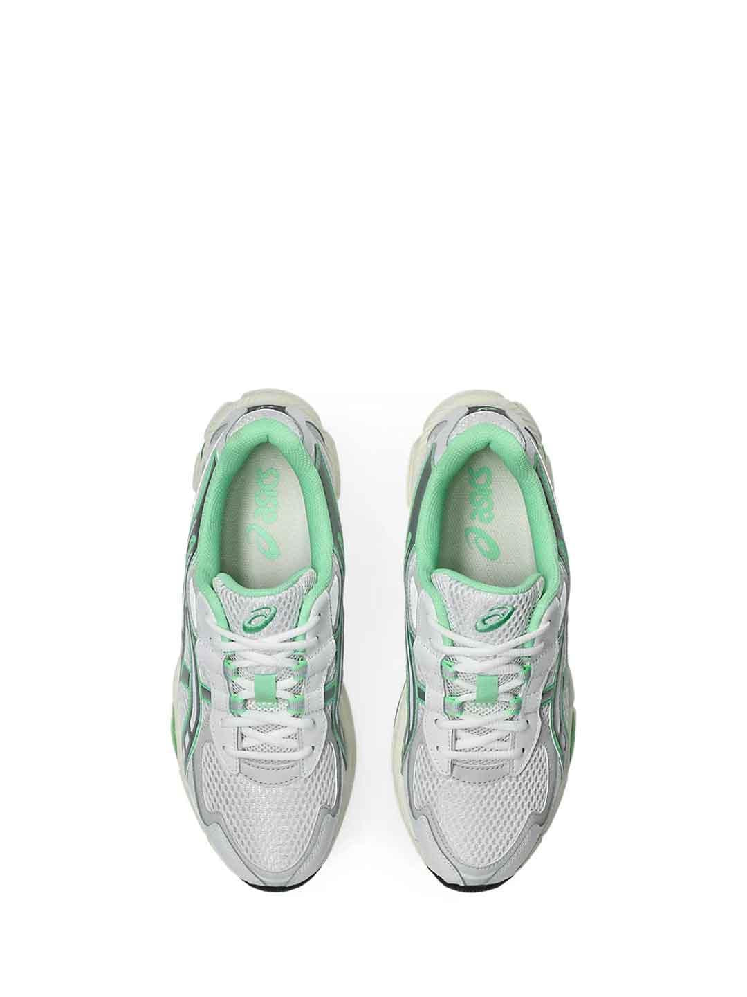 Asics Gel-NYC 2055 sneakers bianco e verde 1203A542-105 BIANCO ASICS