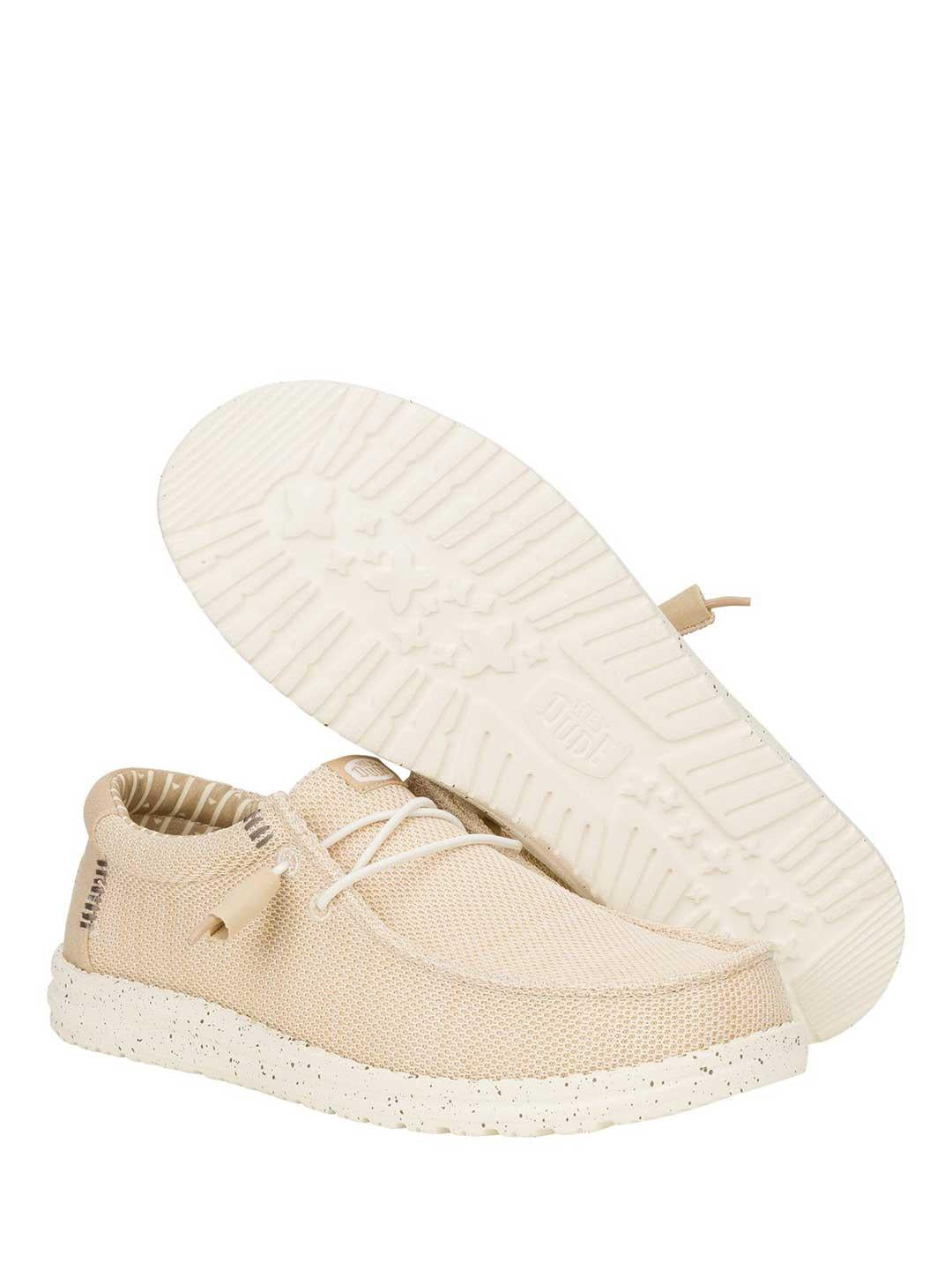 Hey Dude Wally sneakers beige 41898 BEIGE HEY DUDE