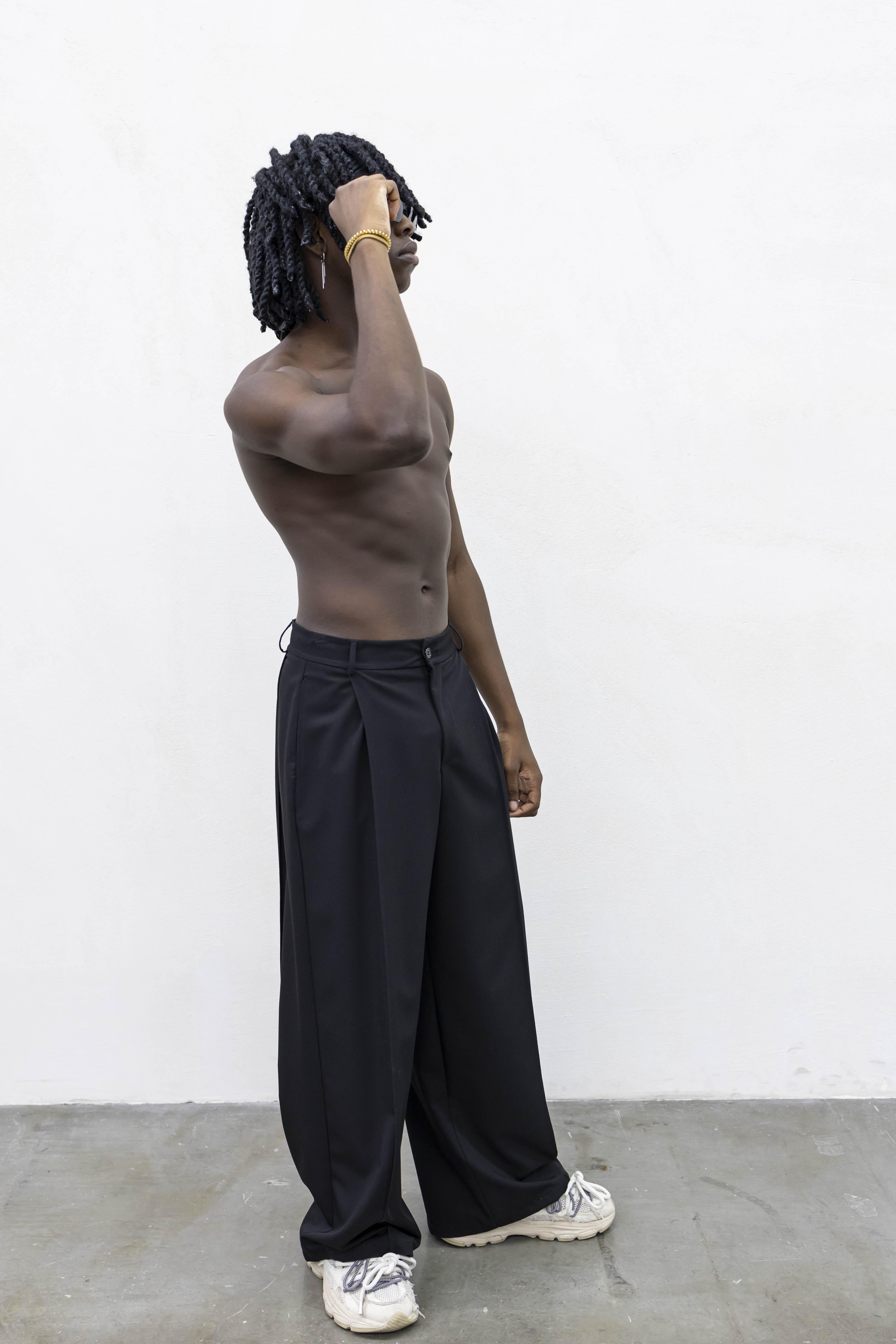 Present Day All Pinces pantaloni nero PRS019 NERO PRESENT DAY