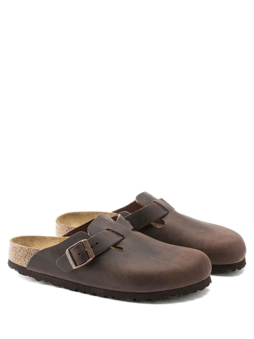 Birkenstock Boston sabot marrone 0860133 MARRONE BIRKENSTOCK