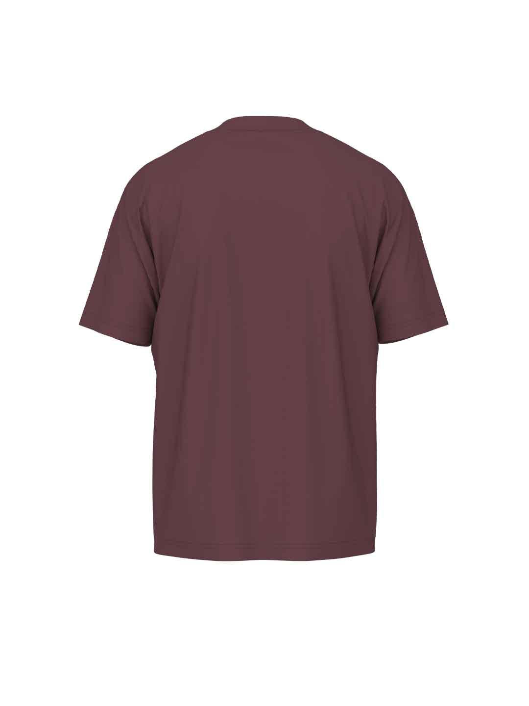 New Balance t-shirt bordeaux con logo bianco MT41509WAD BORDEAUX NEW BALANCE