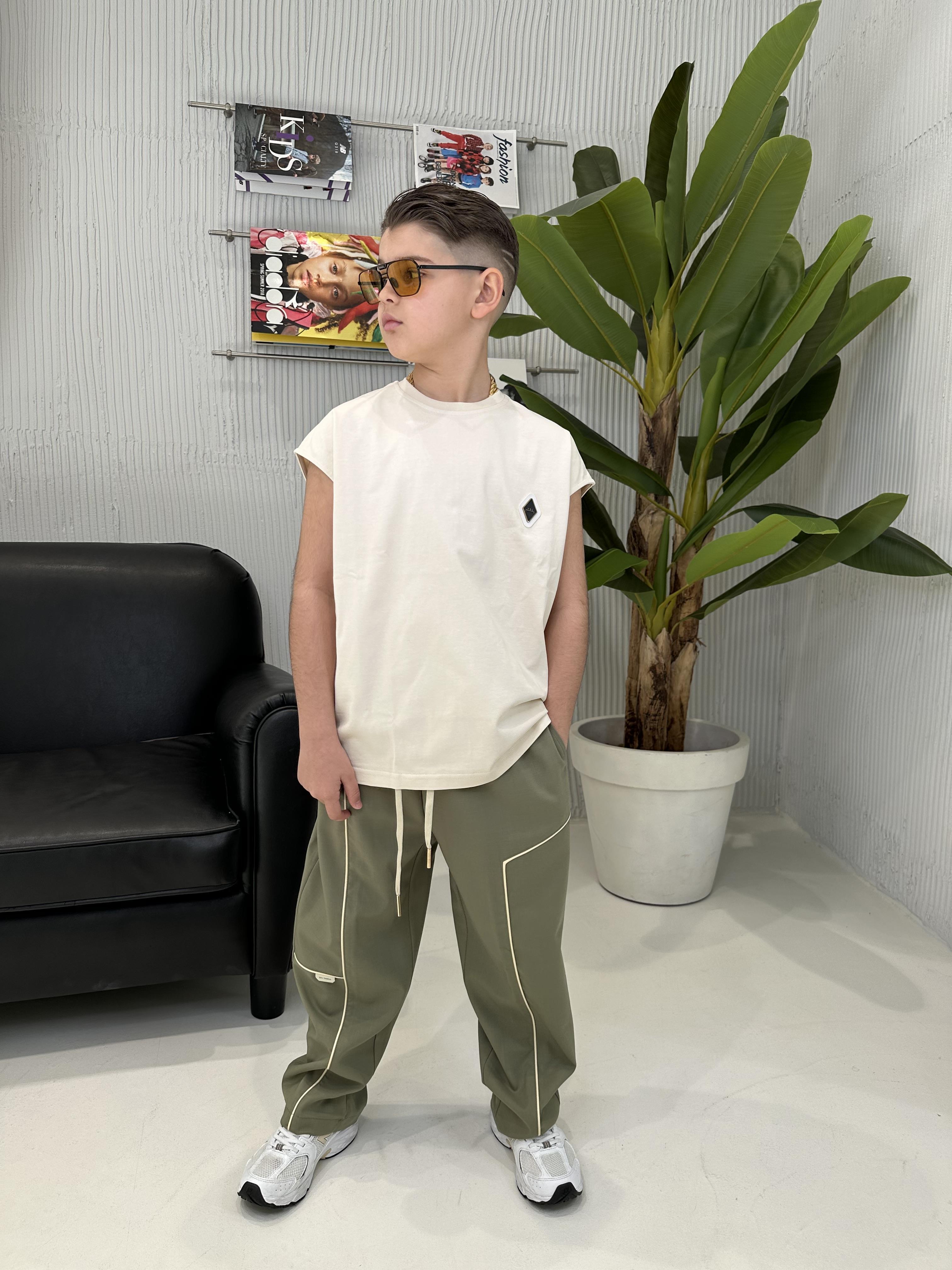 Yes London canotta kids beige JR2138 BEIGE YES LONDON