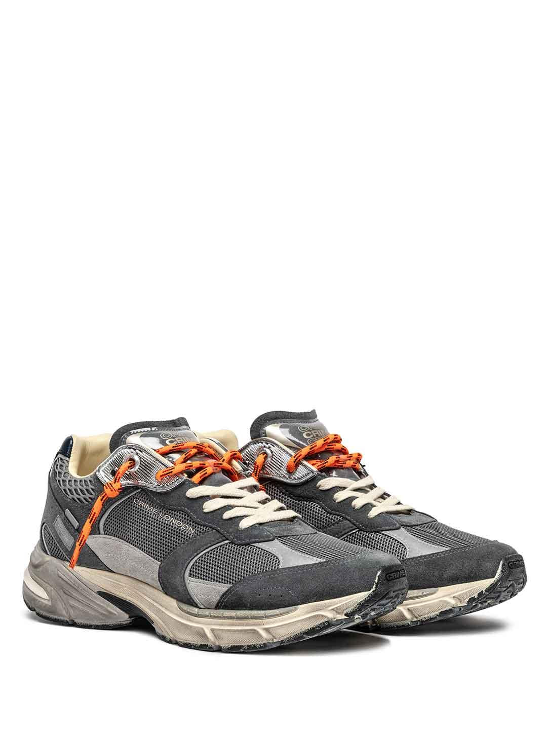 Crime Fugitive 9094 sneakers grigio running 11302 GRIGIO CRIME