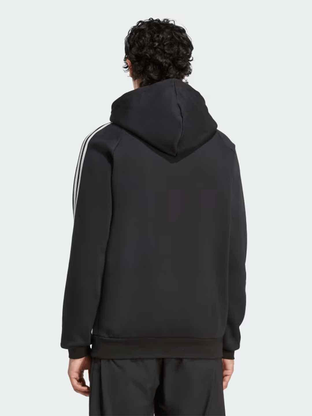 Adidas Adicolor felpa nero con cappuccio JY6394 NERO ADIDAS