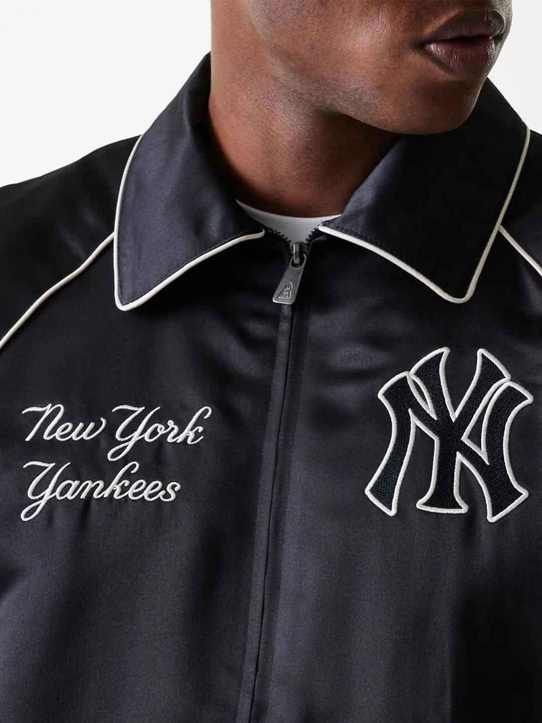 New Era giubbino nero NY con logo bianco 60684314 NERO NEW ERA