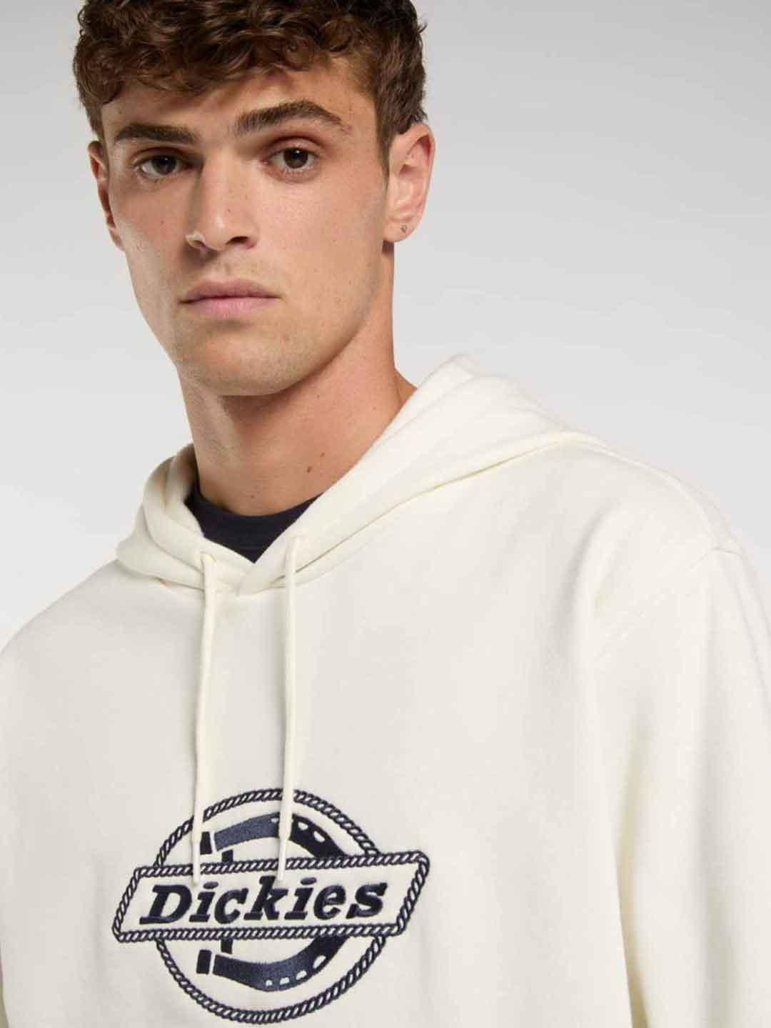 Dickies Forth Shaw felpa panna DK0A88L4C481 BIANCO DICKIES