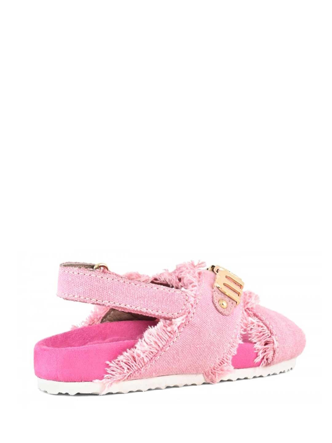 Mou Bio sandali kids rosa in jeans SK631002K ROSA MOU