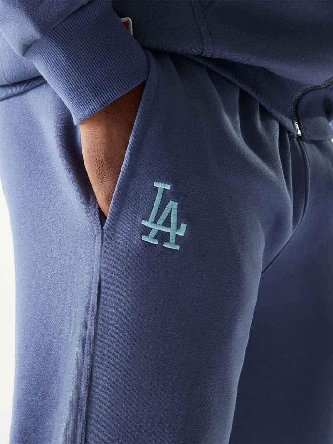 New Era pantalone blu LA con logo azzurro 60684465 BLU NEW ERA