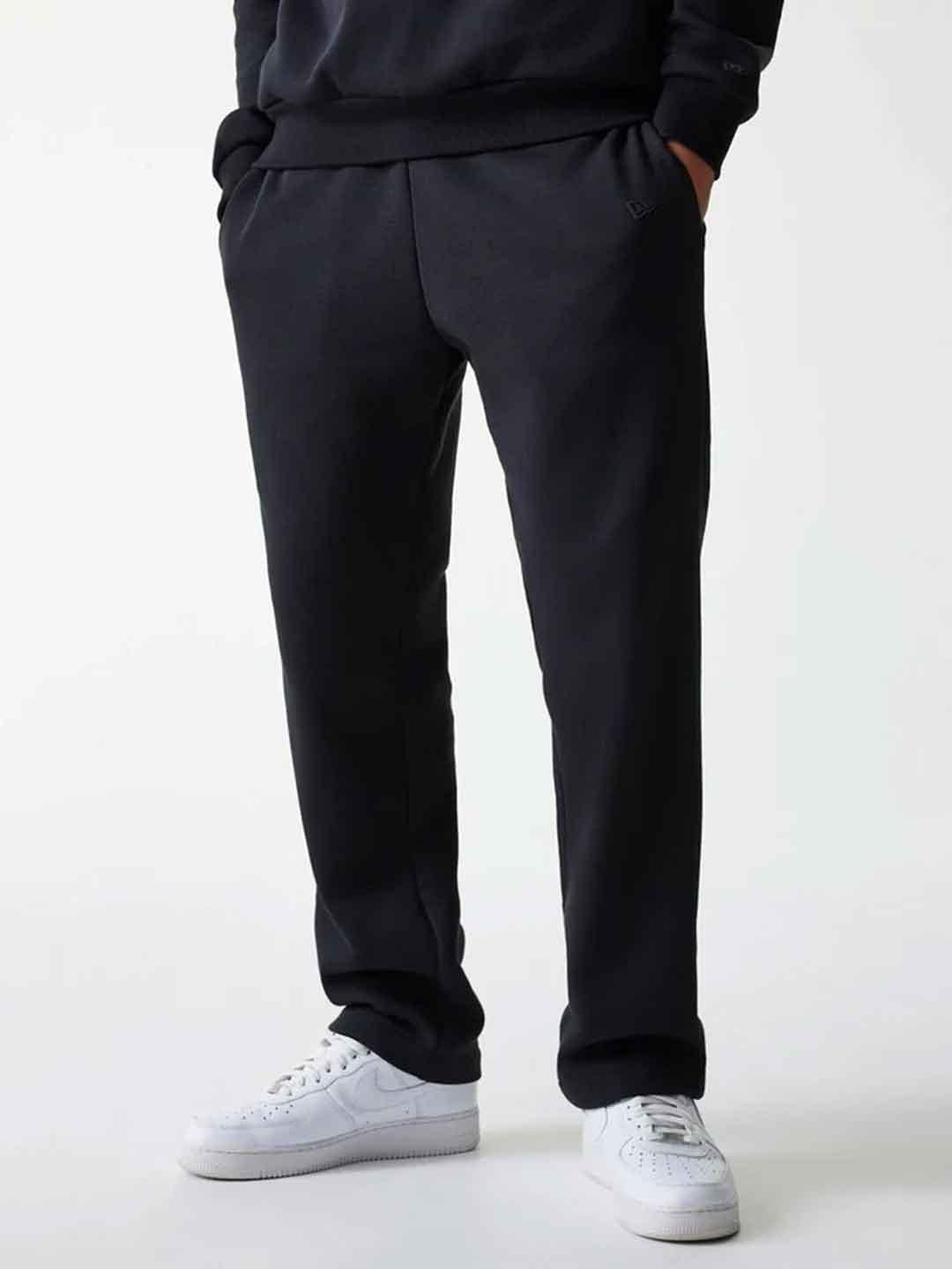 New Era pantaloni nero con logo nero 60580628 NERO NEW ERA