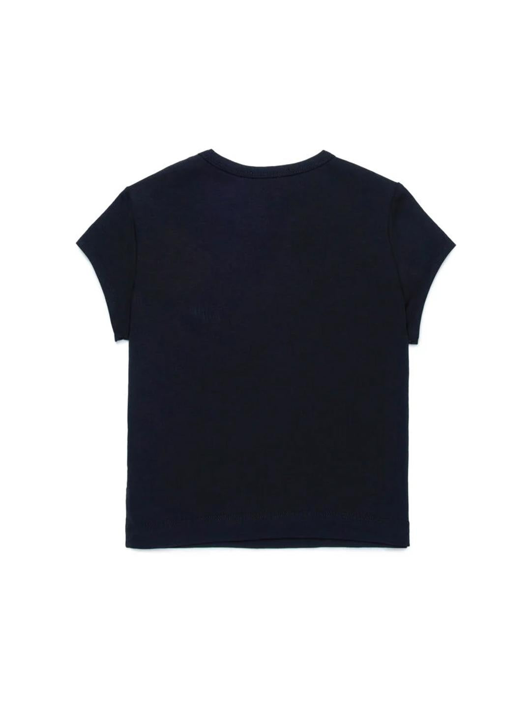 Diesel Tangie t-shirt nero con logo forato J01830 0AFAA NERO DIESEL