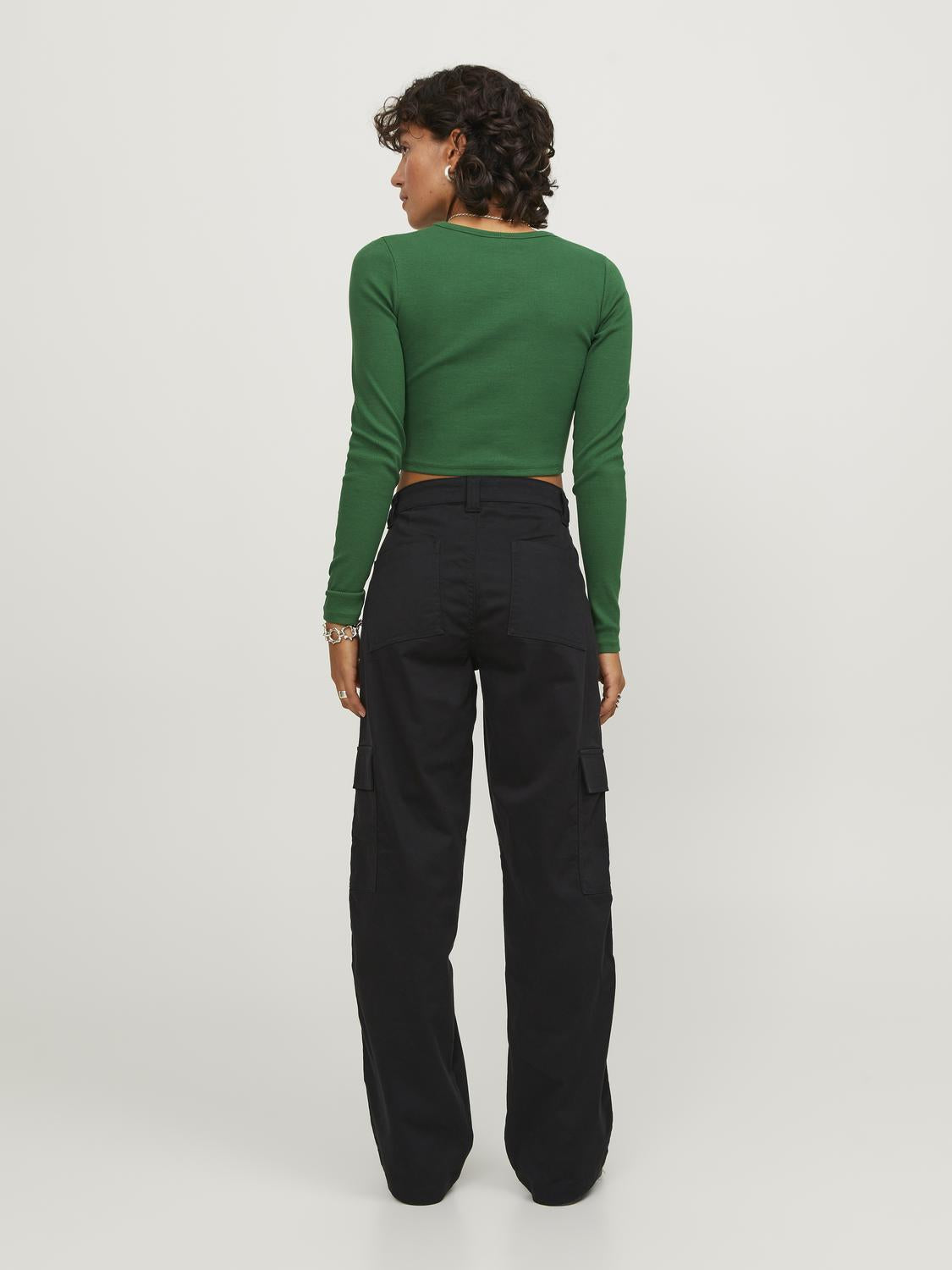 JJXX Kendal pantaloni nero cargo 12236946 NERO JJXX