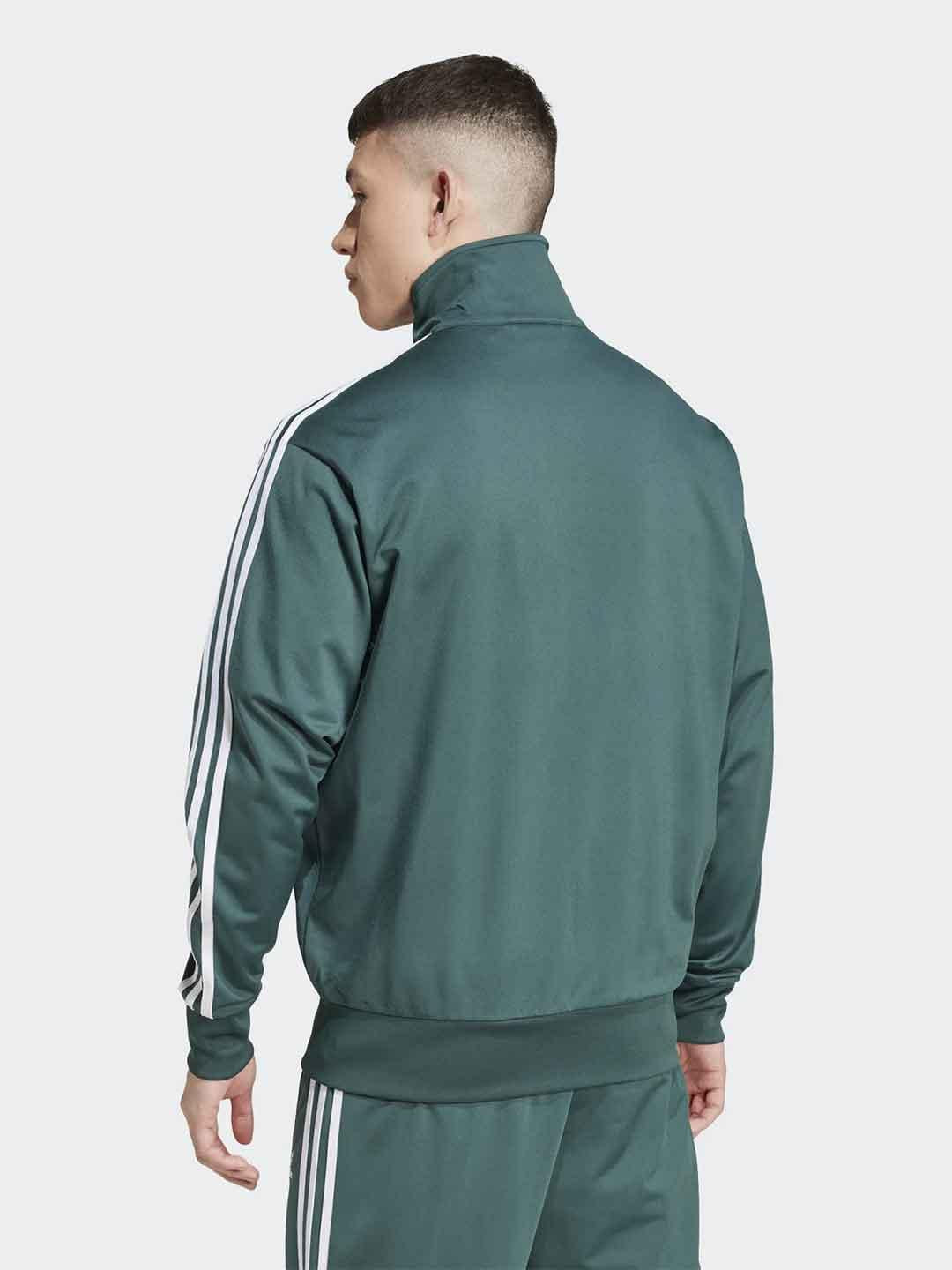 Adidas felpa verde con zip IY9892 VERDE ADIDAS