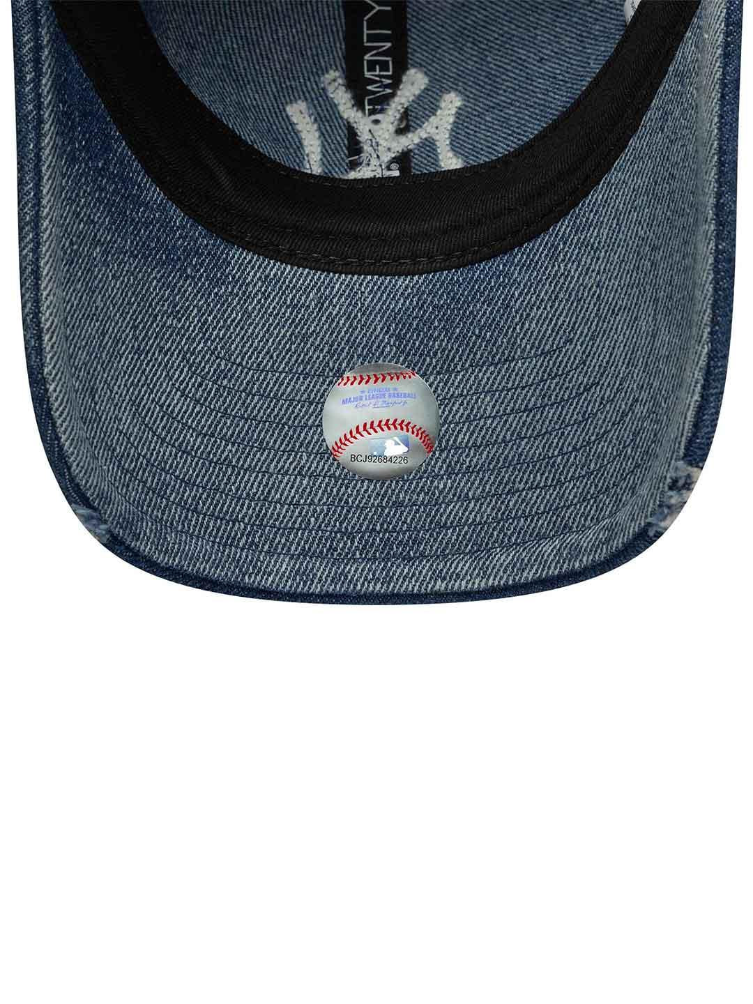 New Era 9TWENTY cappello blu in denim 60691320 BLU NEW ERA