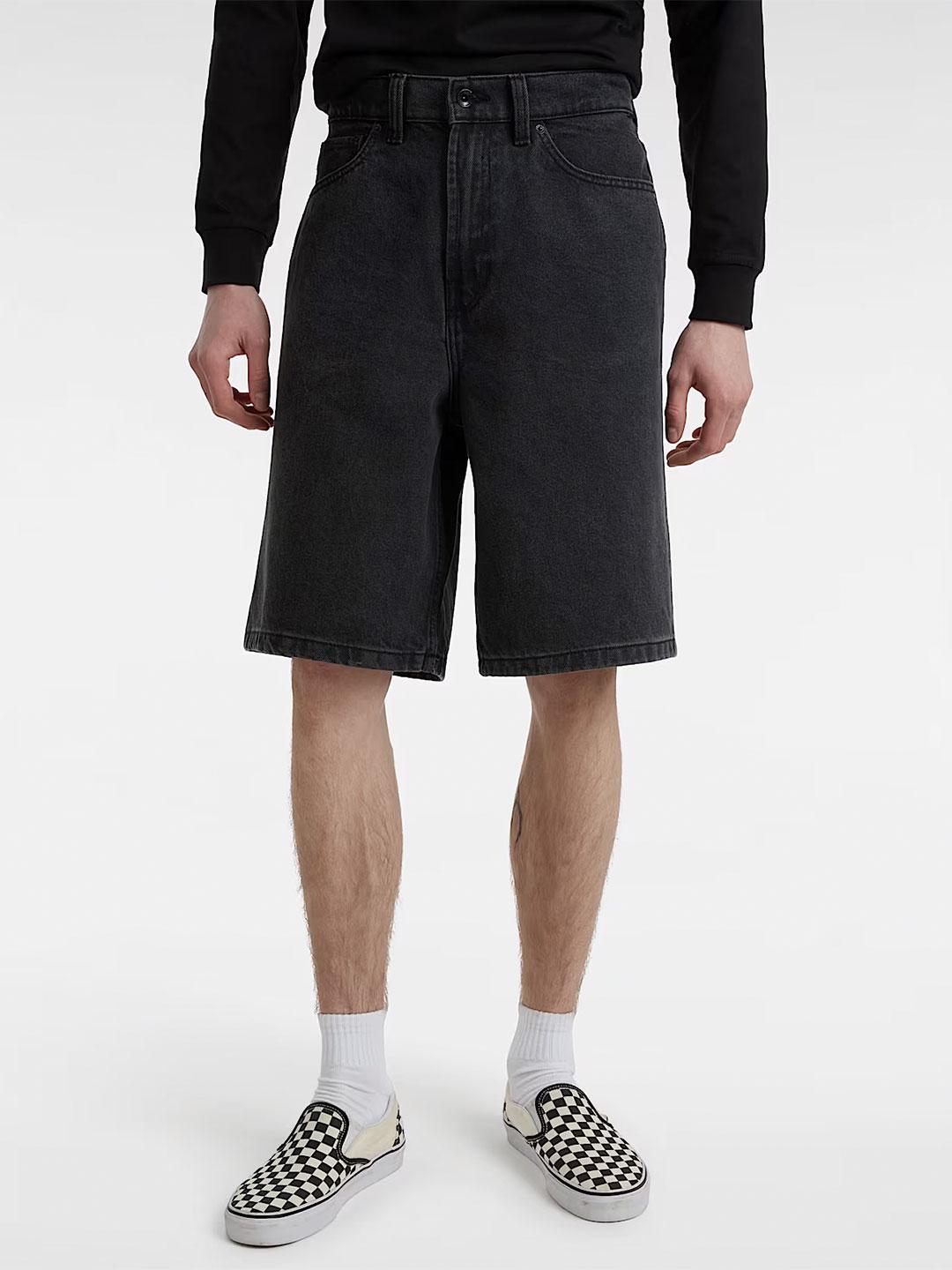 Vans t-bermuda nero in jeans VN000C9VEMQ1 NERO VANS