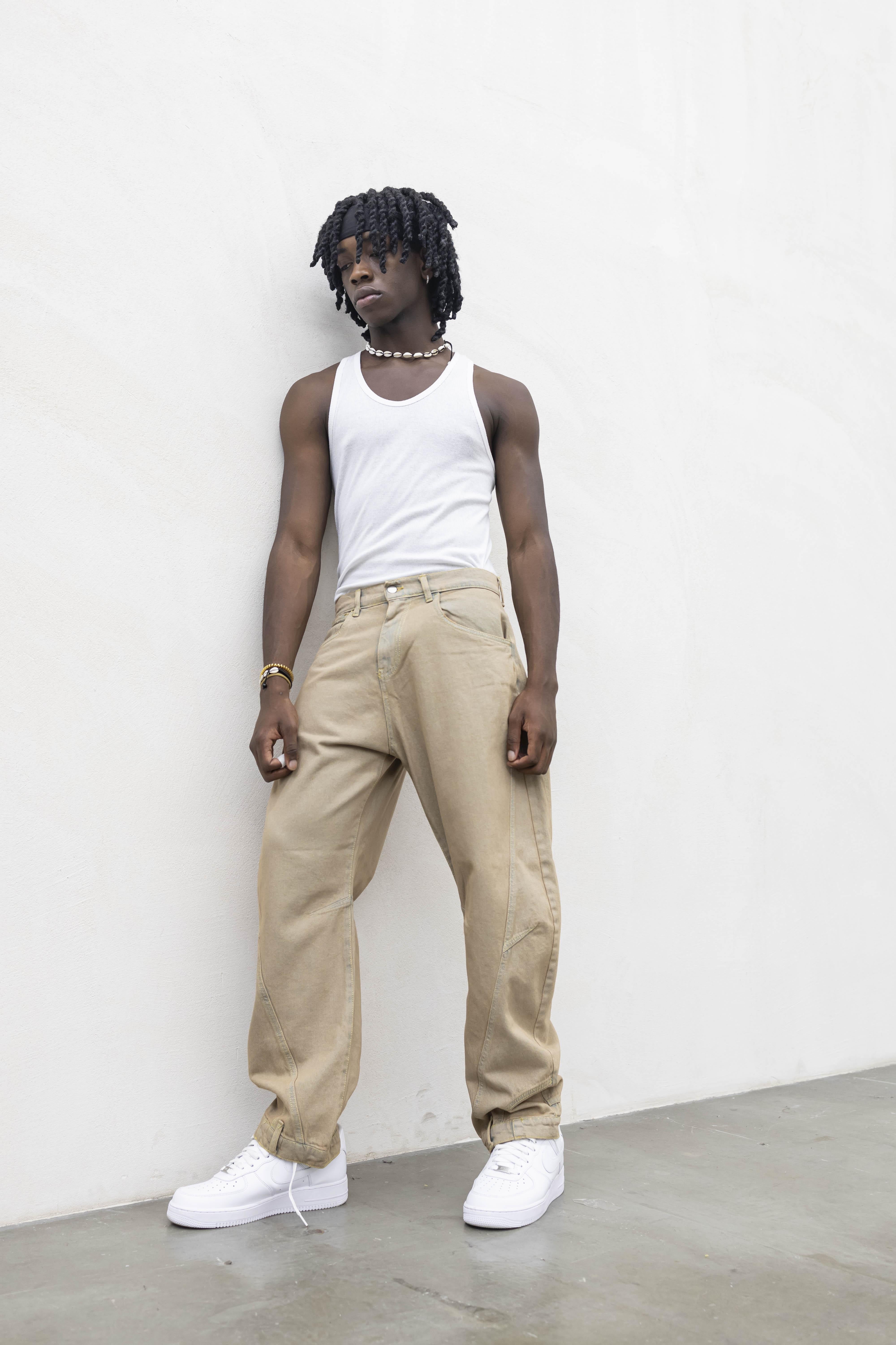 Present Day coordinato beige in denim PRS013 BEIGE PRESENT DAY