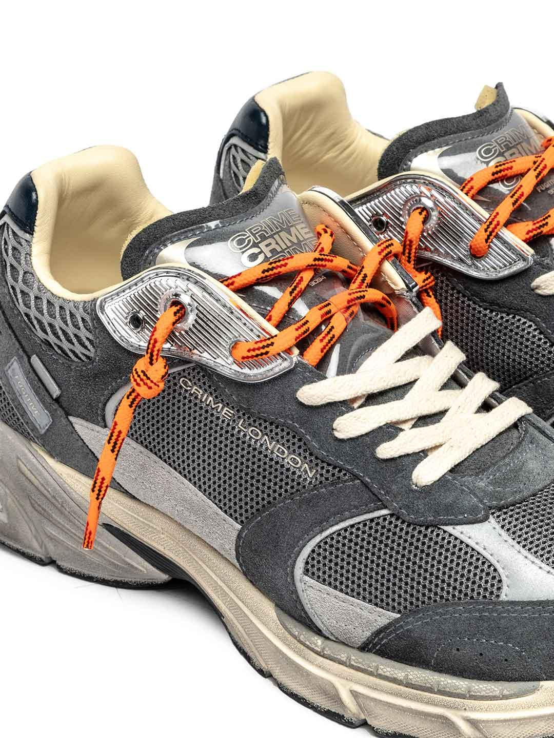 Crime Fugitive 9094 sneakers grigio running 11302 GRIGIO CRIME