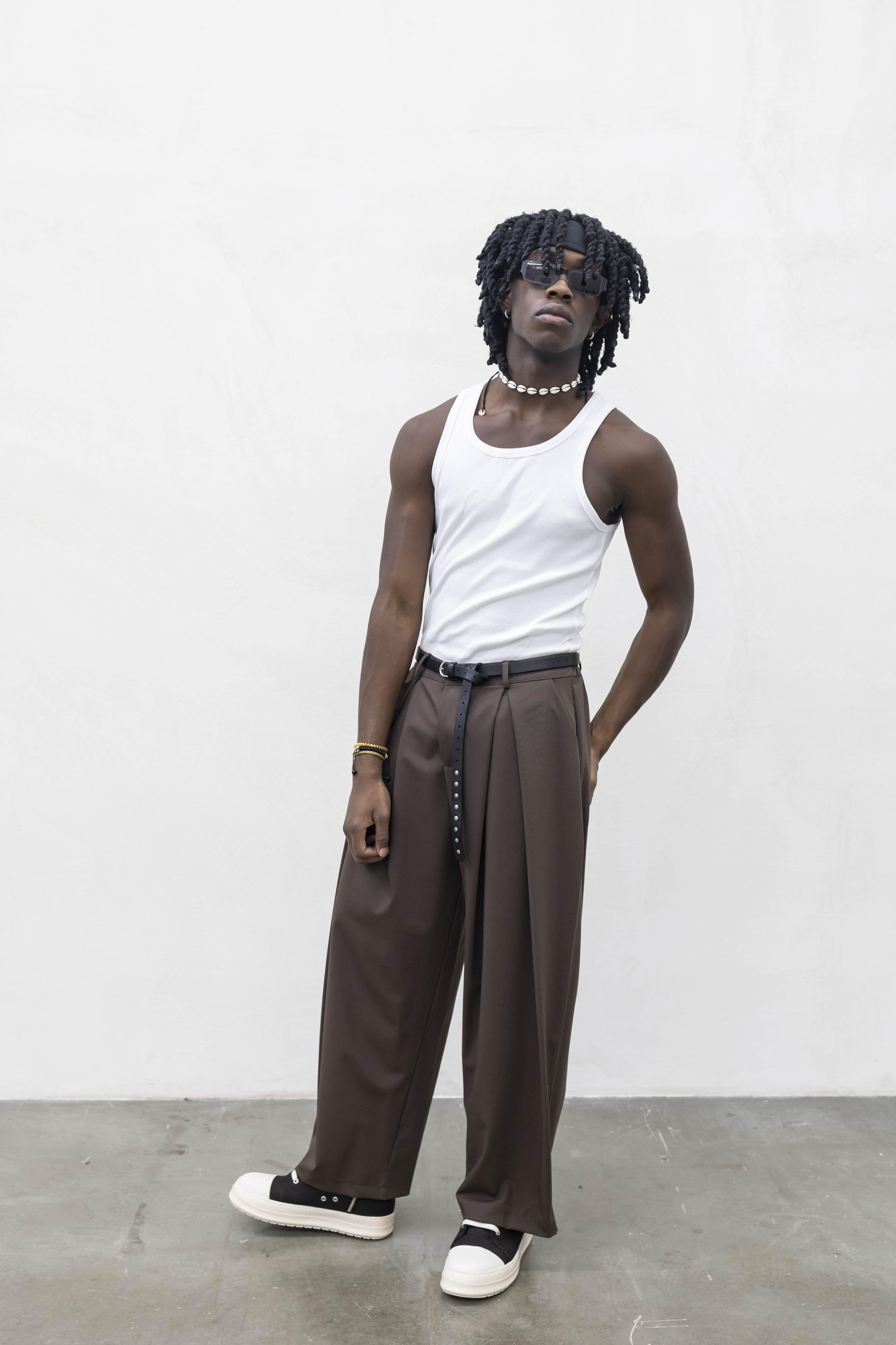 Tokyo pantaloni marrone con super pences TKO005 MARRONE TOKYO