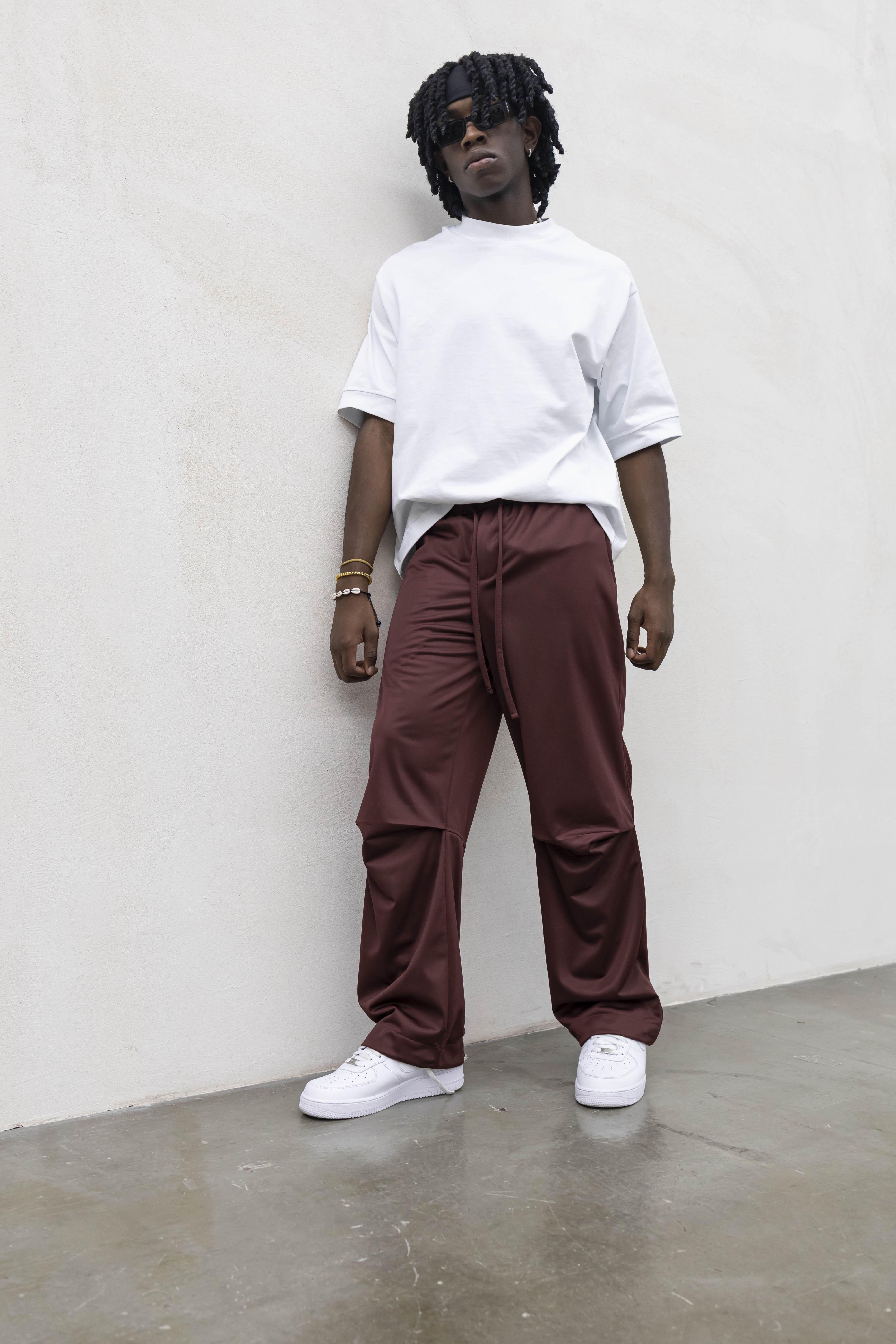 Present Day pantalone bordeaux acetato PRS021 BORDEAUX PRESENT DAY