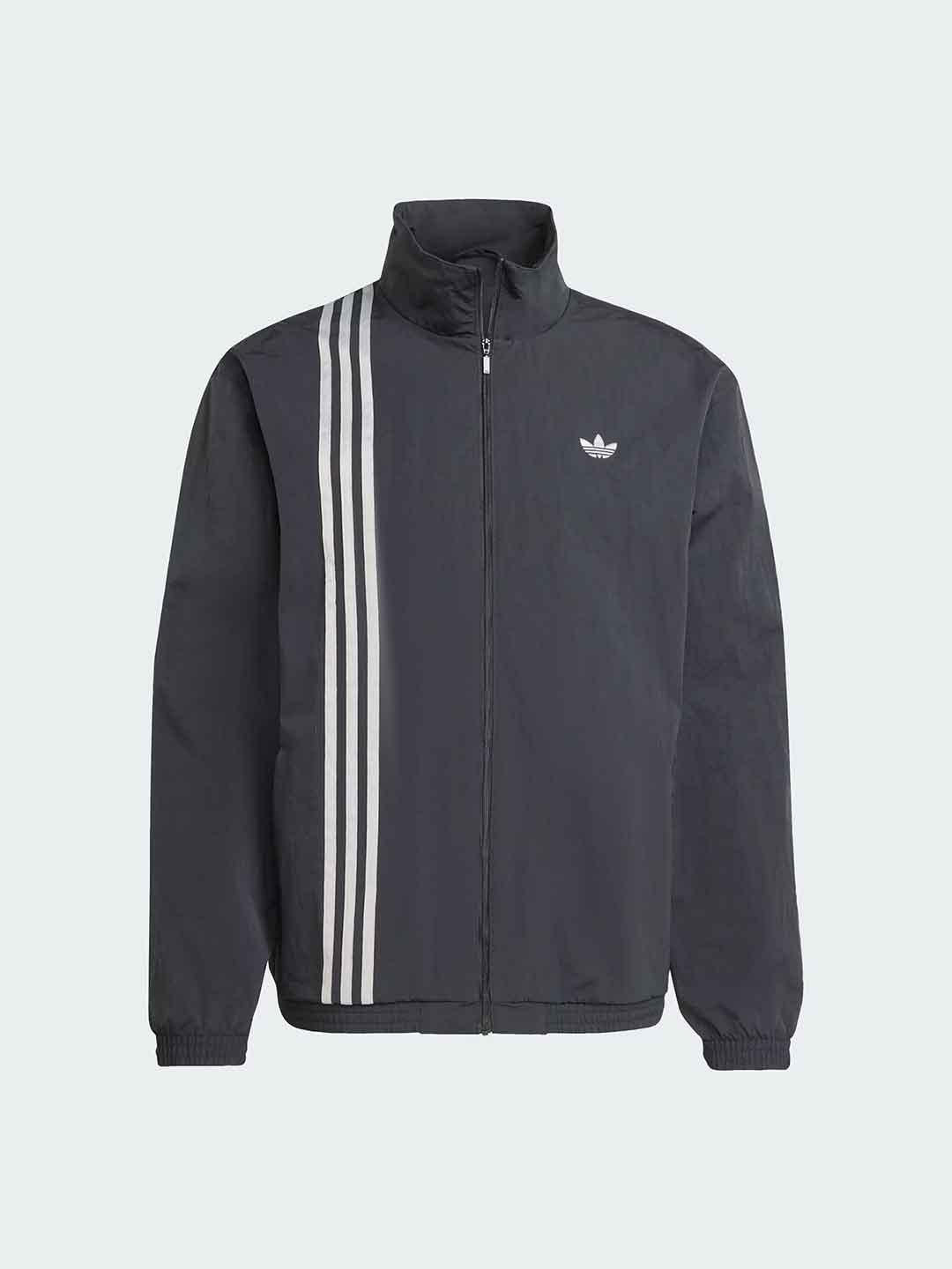 Adidas felpa nero con bande JV9882 NERO ADIDAS