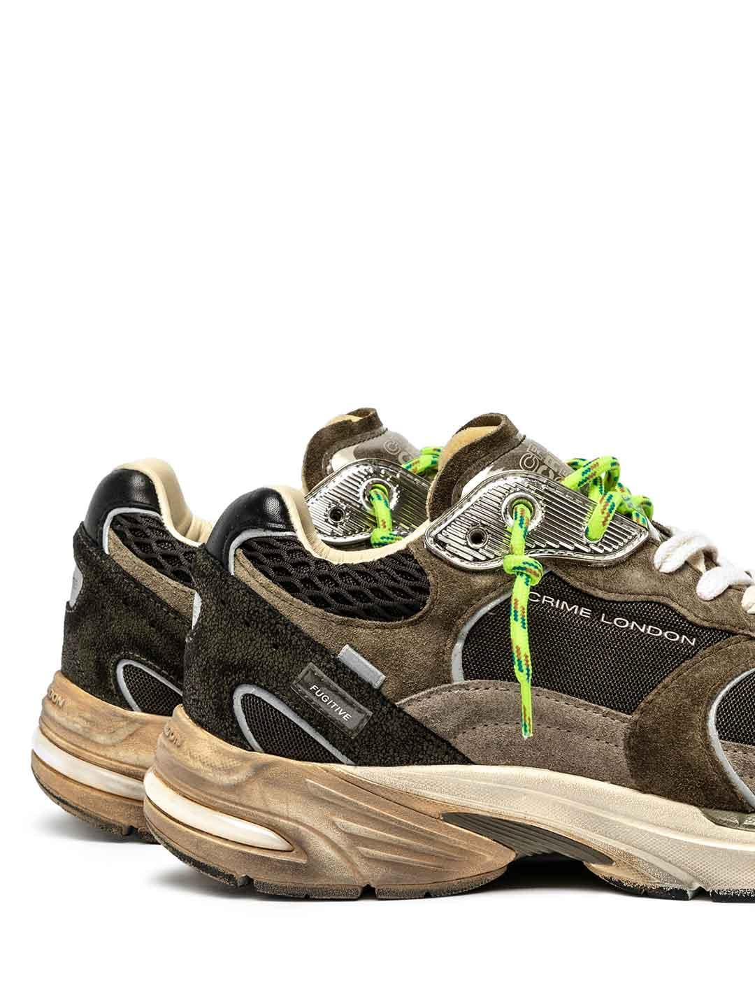 Crime Fugitive 9094 sneakers verde running 11301 VERDE CRIME