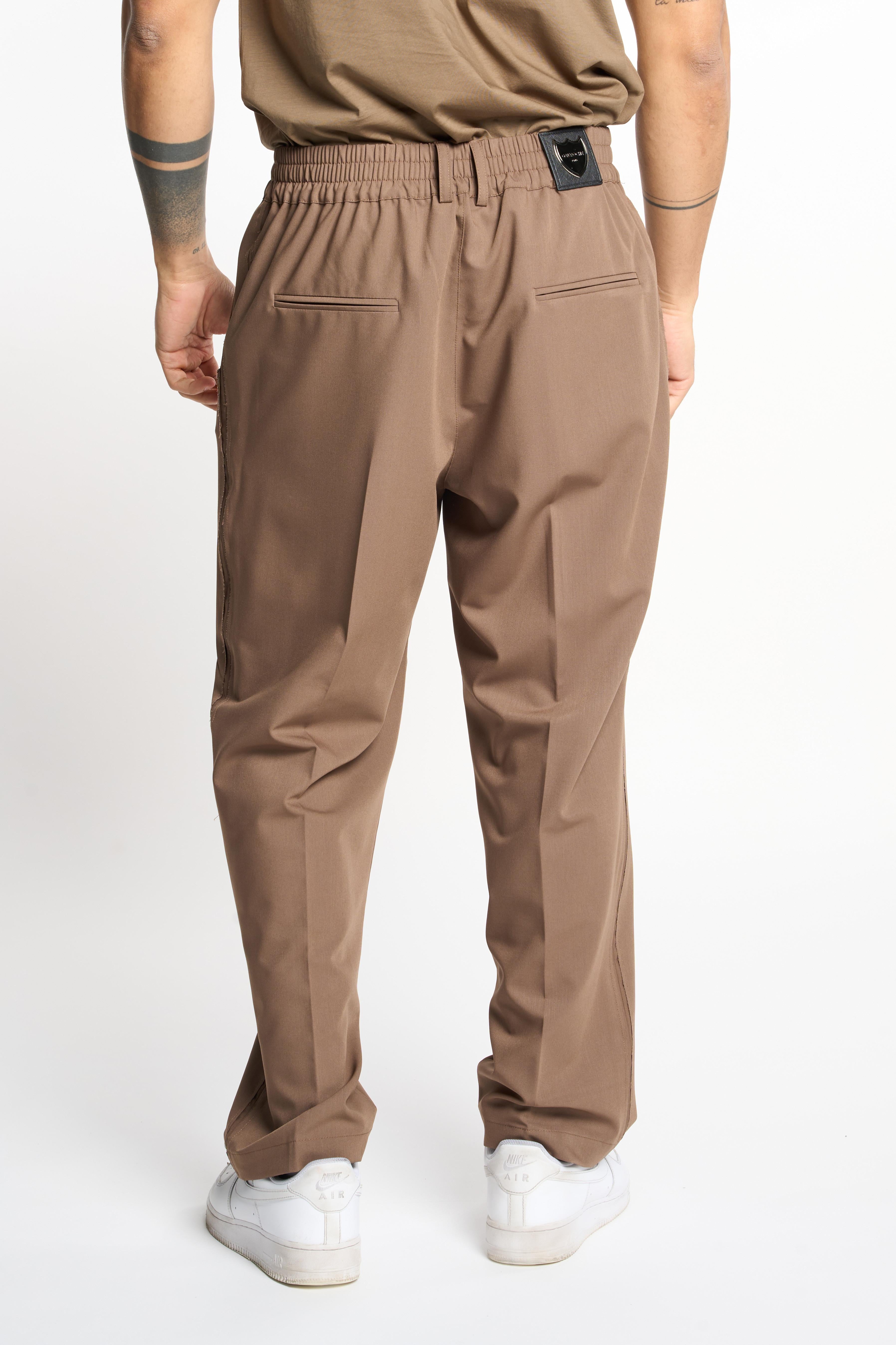 Gavroche pantaloni marrone con scudetto 2057 MARRONE GAVROCHE