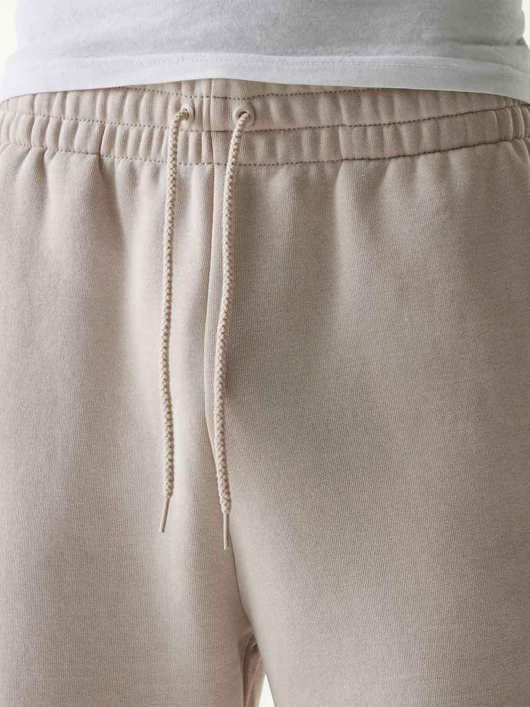 New Era pantaloni beige NY logo nero<BR/> 60675779 BEIGE NEW ERA