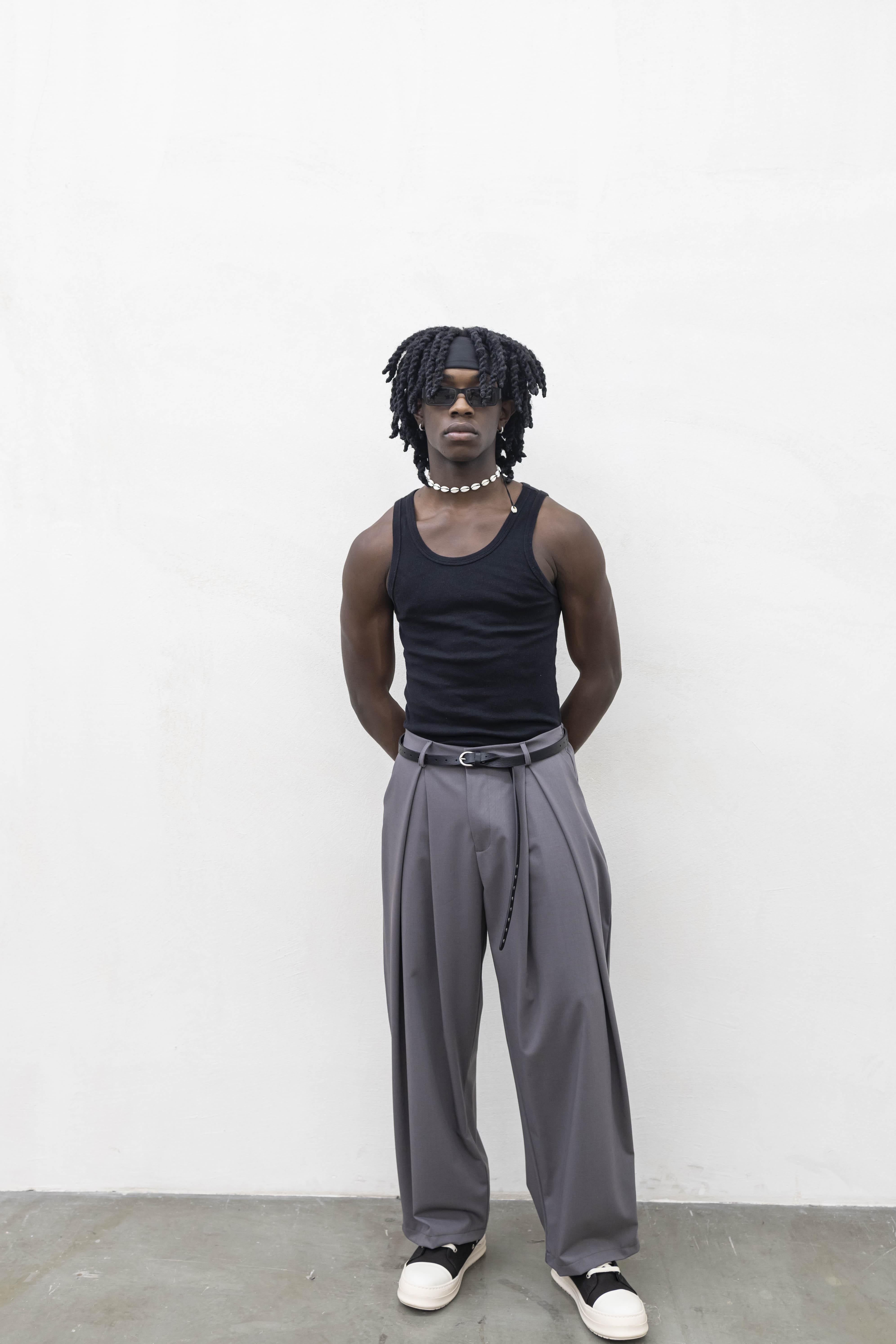 Tokyo pantaloni grigio con super pences TKO005 GRIGIO TOKYO