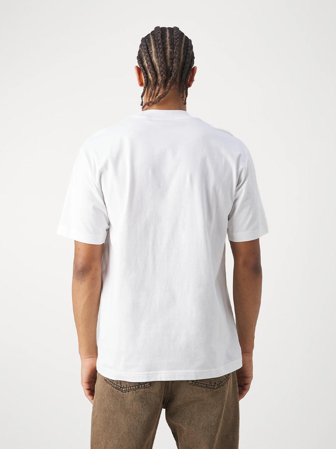 New Balance t-shirt bianco con logo MT41509WT BIANCO NEW BALANCE