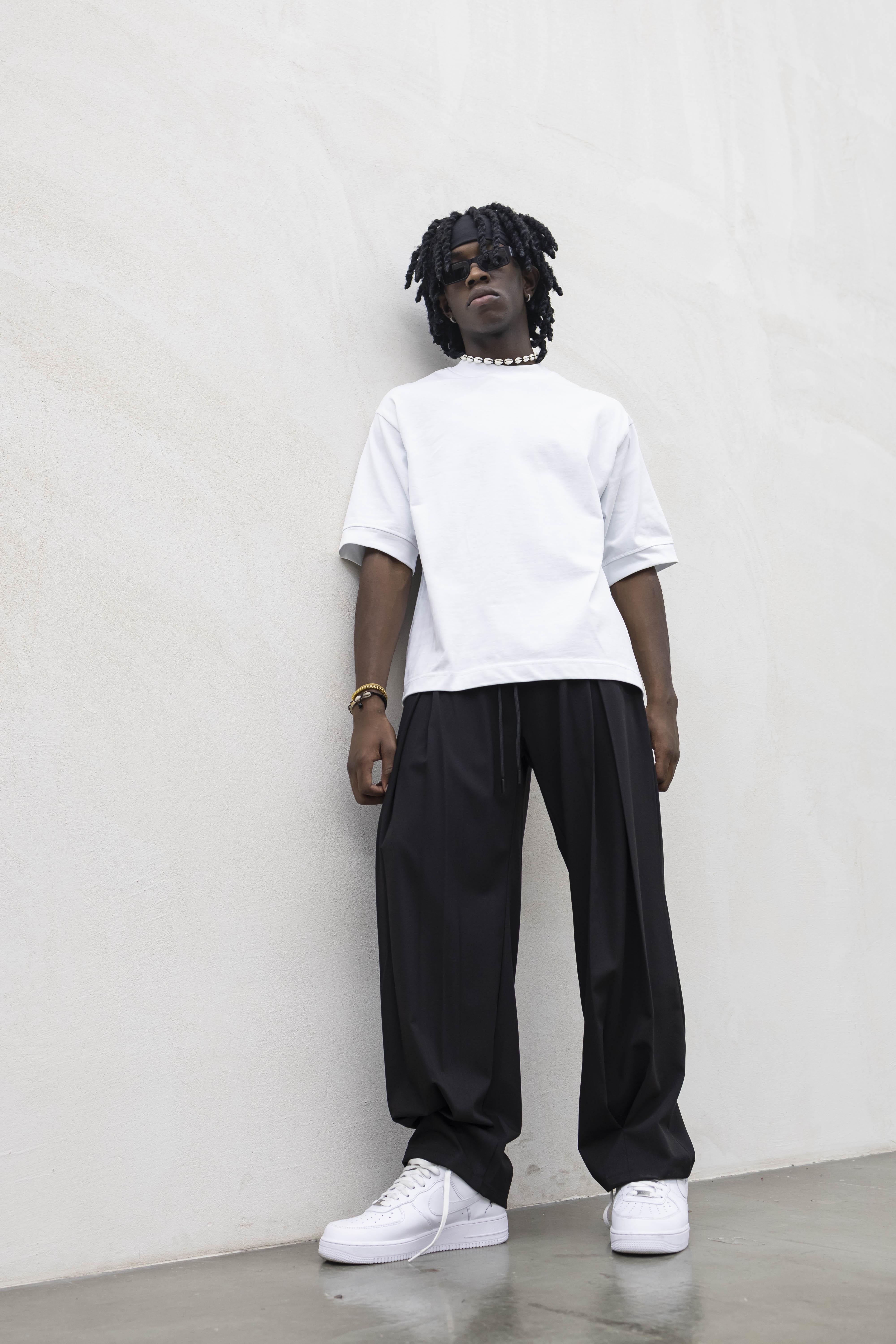 Tokyo pantaloni nero con deep pences TKO004 NERO TOKYO