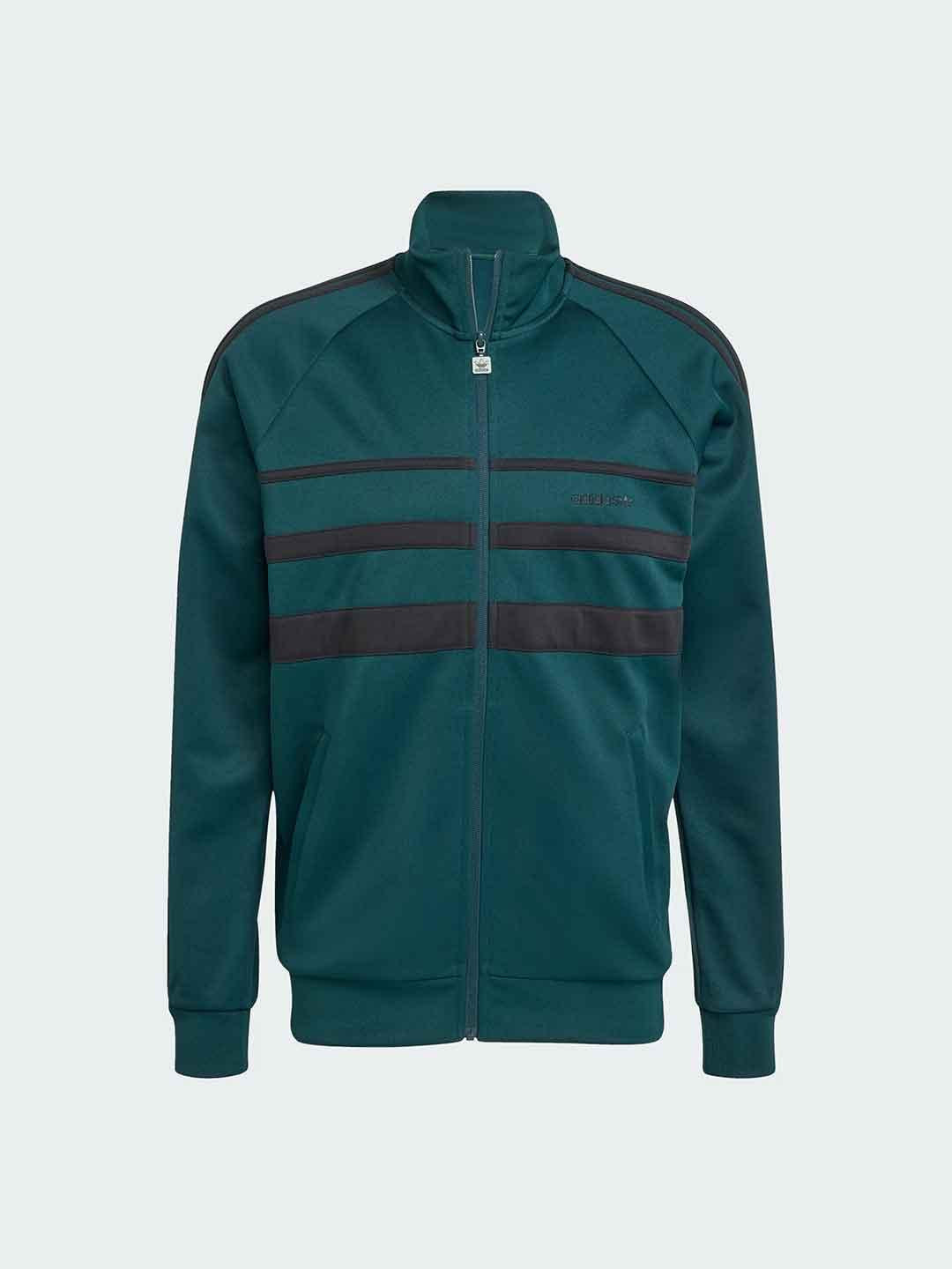 Adidas felpa verde con logo nero JX1487 VERDE ADIDAS