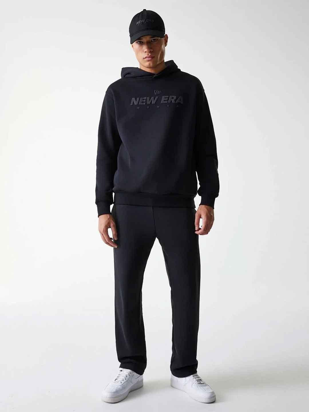 New Era pantaloni nero con logo nero 60580628 NERO NEW ERA