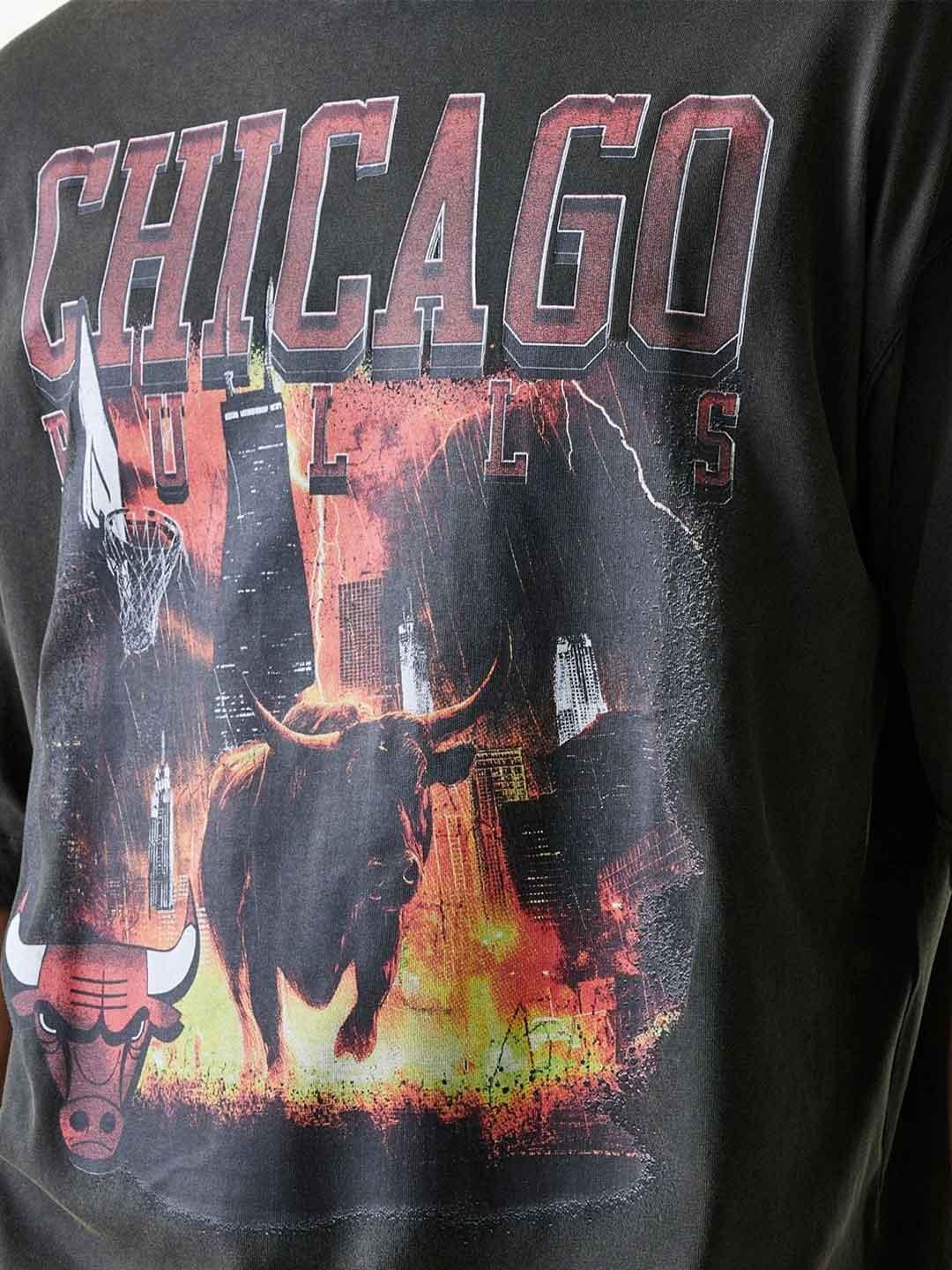 New Era t-shirt grigio Chicago Bulls 60684355 GRIGIO NEW ERA