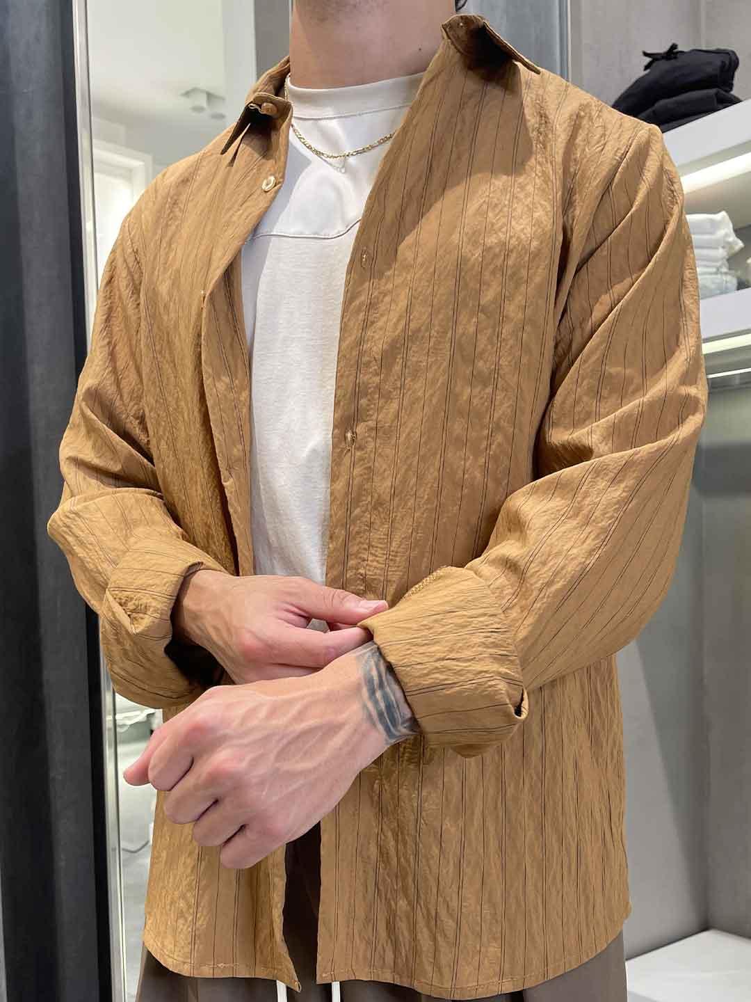 All Or Nothing camicia marrone FARSHA MARRONE ALL OR NOTHING