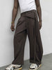 Present Day pantalone marrone con cintura