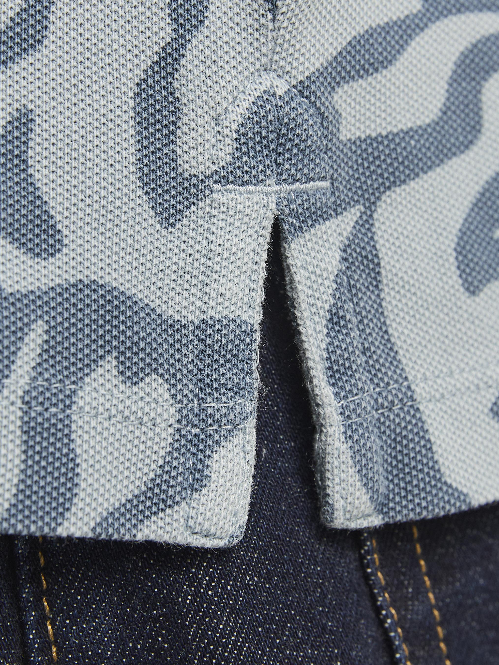 Jack & Jones polo azzurro a fantasia 12274187 AZZURRO JACK & JONES