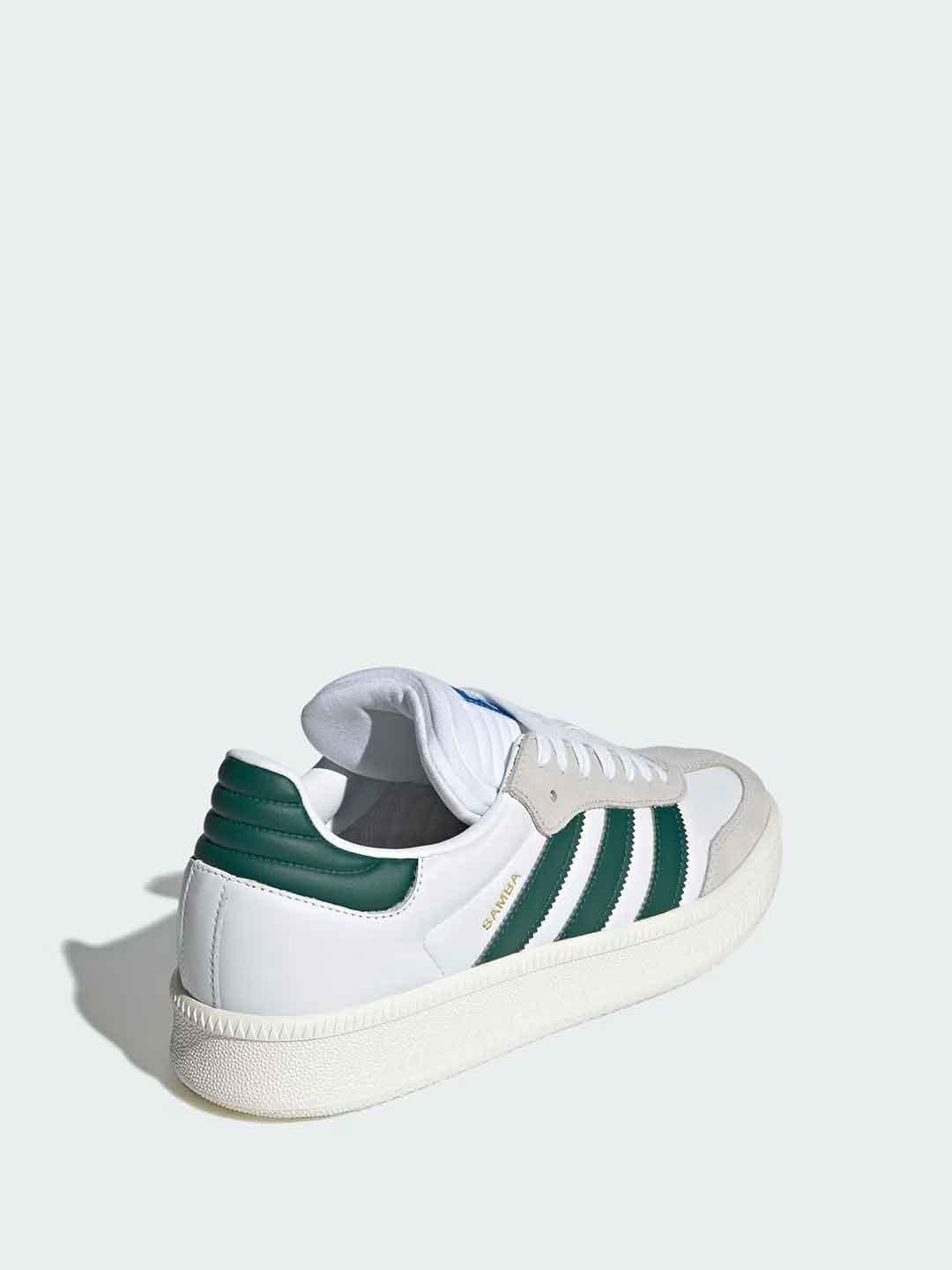 Adidas Samba XLG sneakers bianco con bande verdi JR0934 BIANCO ADIDAS