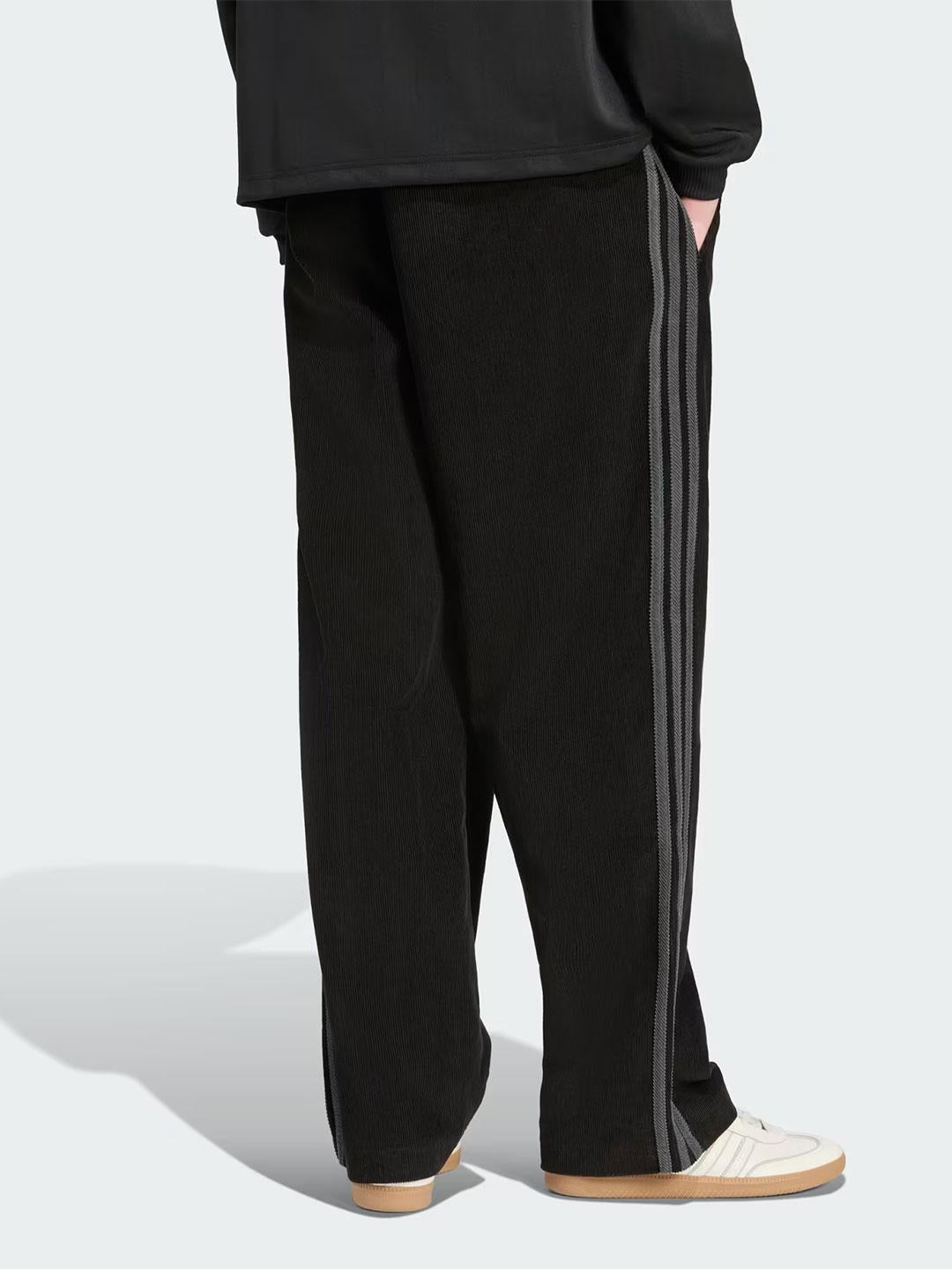 Adidas pantalone nero di velluto a coste JX3107 NERO ADIDAS