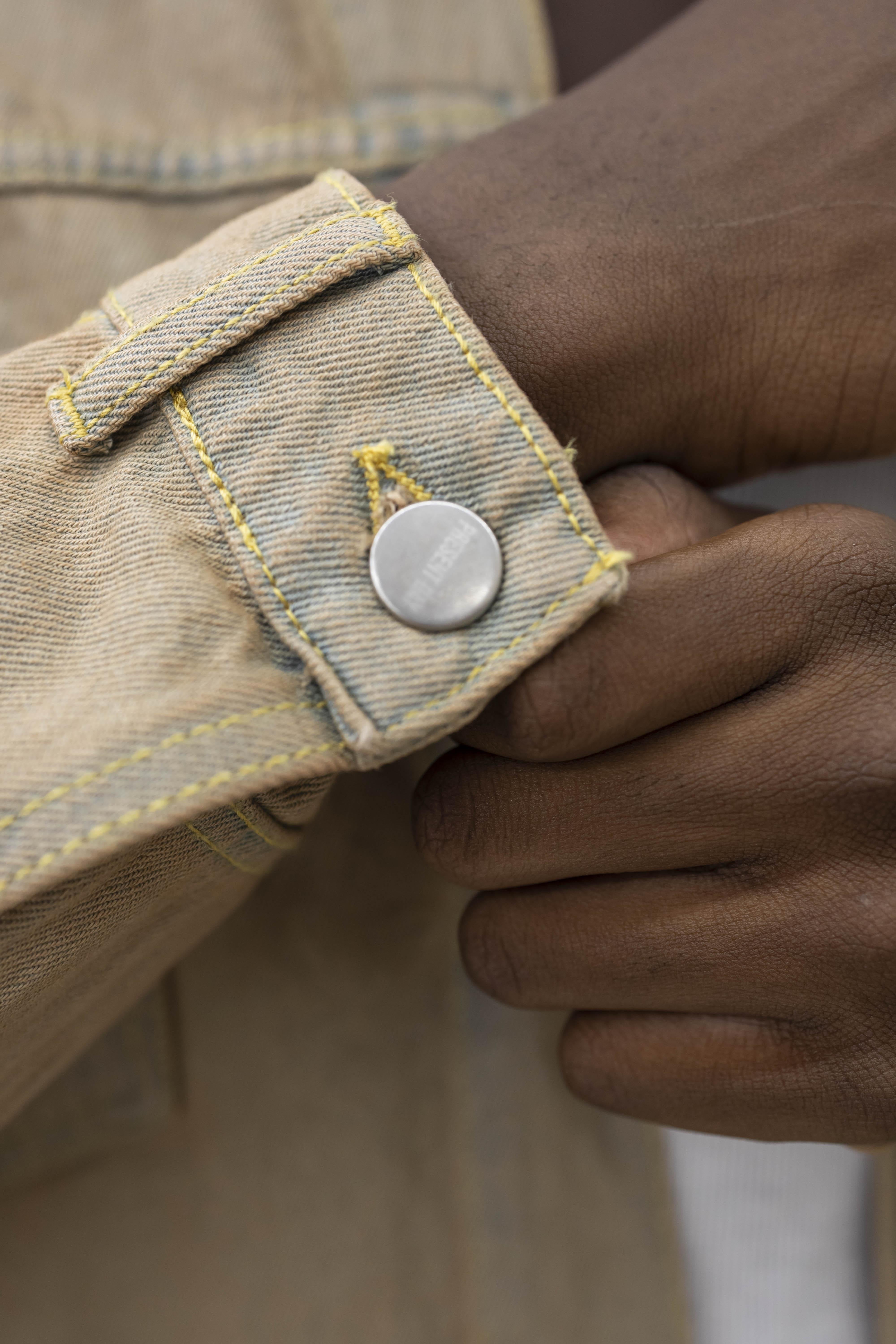 Present Day coordinato beige in denim PRS013 BEIGE PRESENT DAY